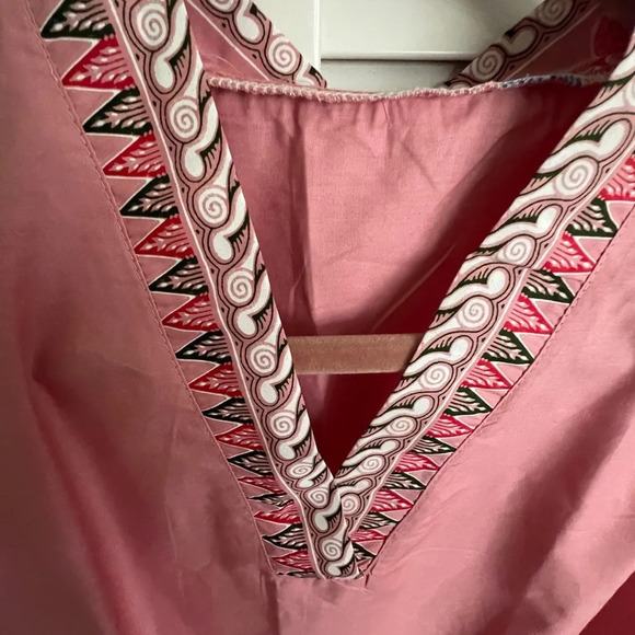 Thailand‎ Beach Coverup A Line Cotton Dress New M - Picture 4 of 6